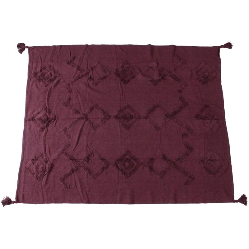 Decke Burgund 130x170x1cm Decke Burgund 130x170x1cm