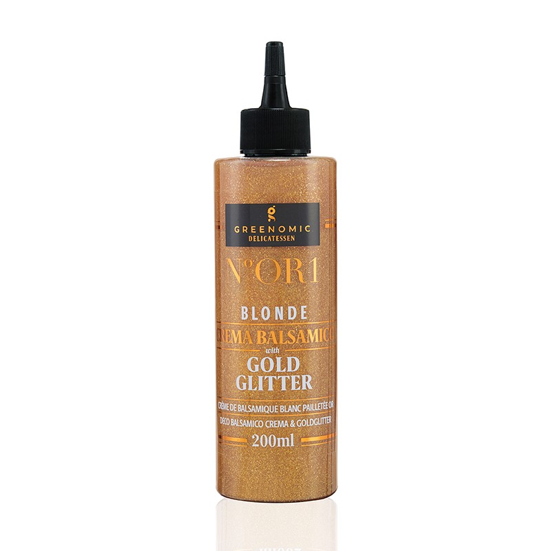 Balsamico & Goldblond mit goldenem Glitzer