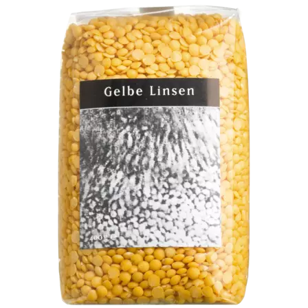 Gelbe Linsen