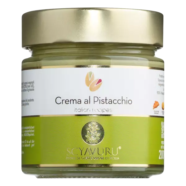 Pistaziencreme aus Italien cremiger Pistazienaufstrich im Glas