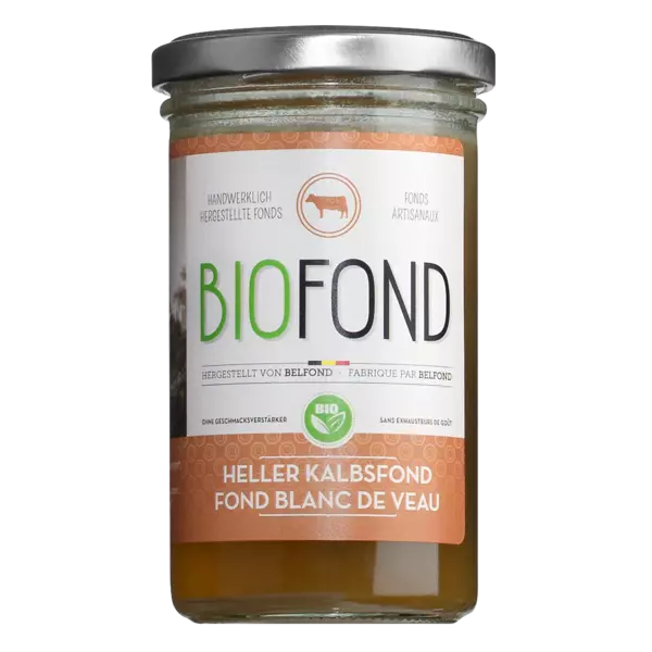 Fond blanc de veau, Bio