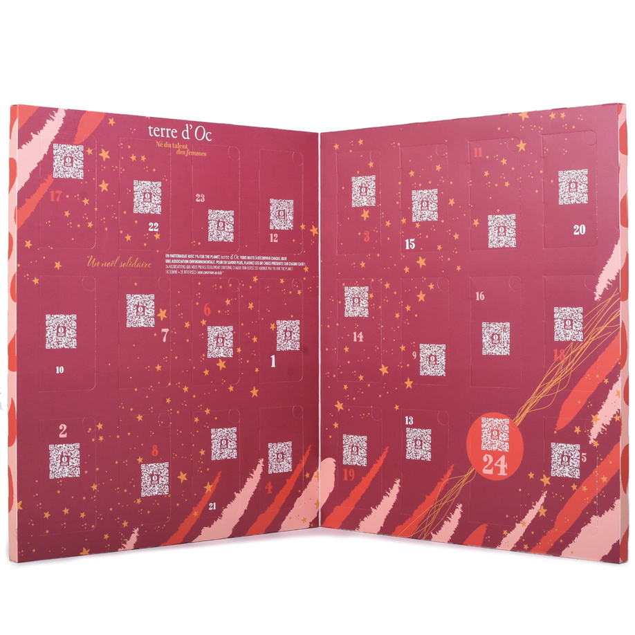 Adventskalender Sortierment 24 Bio-Teebeutel & Rooibos