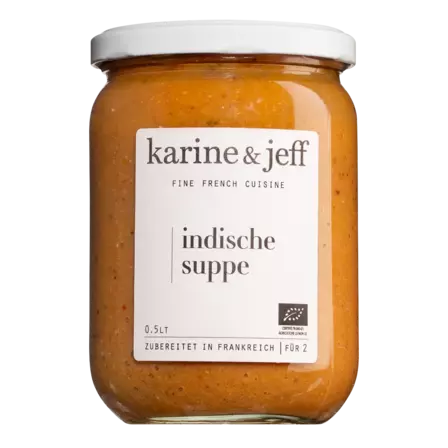 Indische Gemüsesuppe, Bio